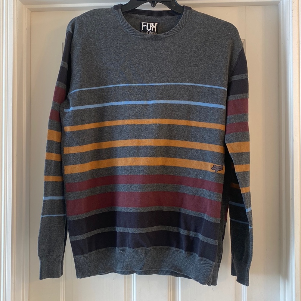 Men’s fox pullover sweater.